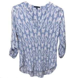 Staccato blue white blouse